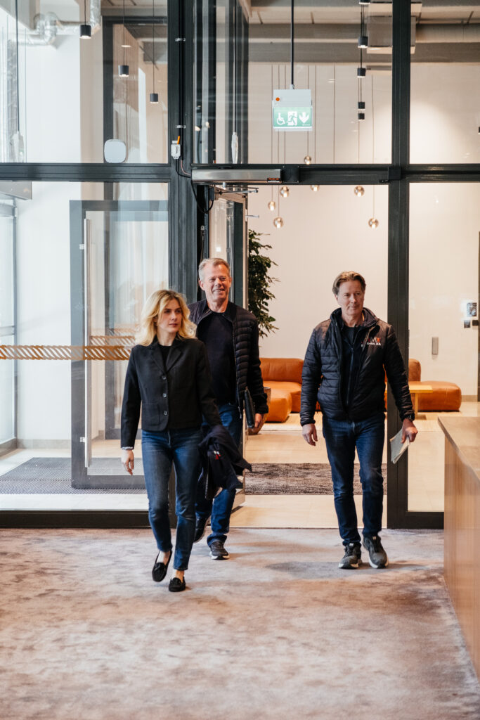 Linnéa Dahringer, Arbetschef, Joachim Wagner, VD, Stefan Carlsson, Platschef